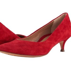 BRAND NEW VIONIC SUEDE RED JOSIE 10 WIDE